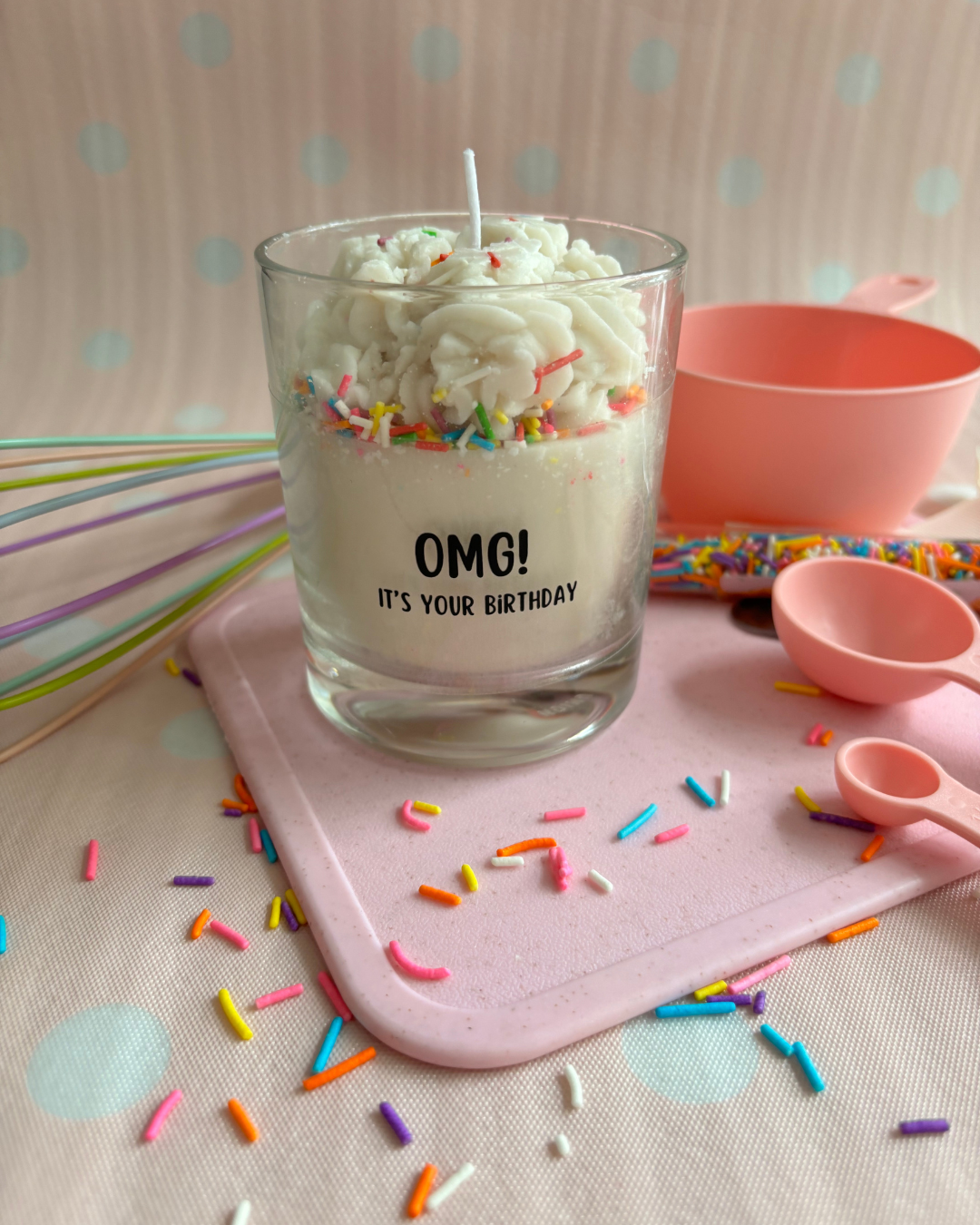 Sprinkle Birthday Candle