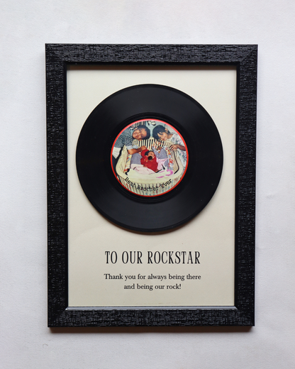 Rockstar Vinyl Record Frame