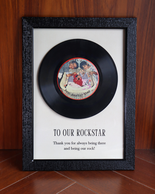 Rockstar Vinyl Record Frame