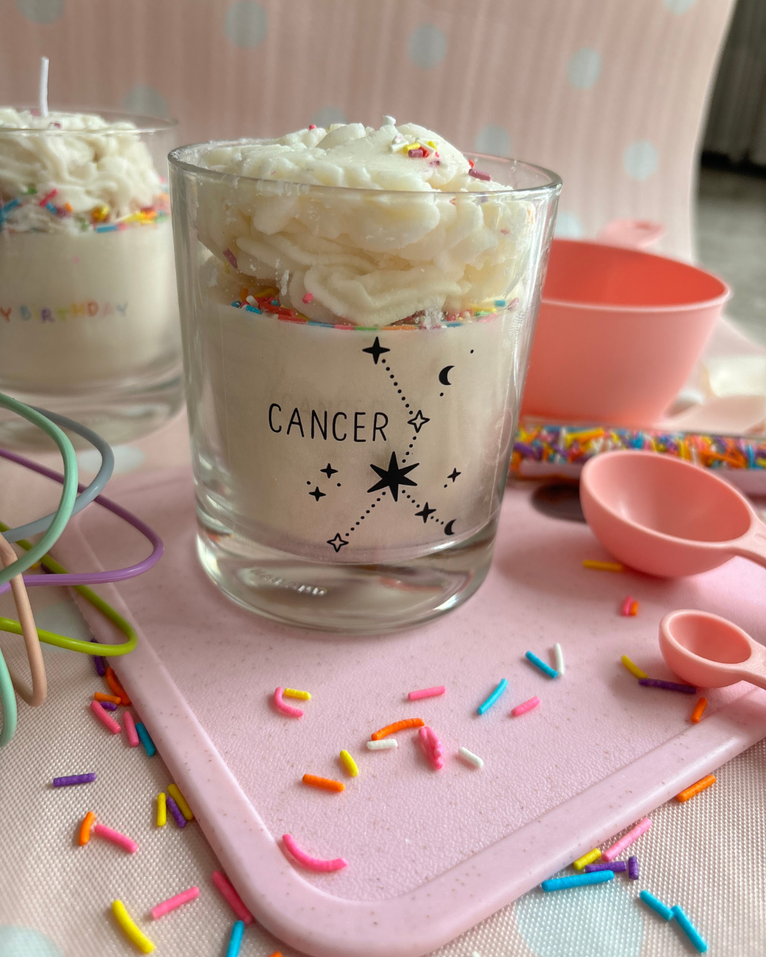 Sprinkle Birthday Candle