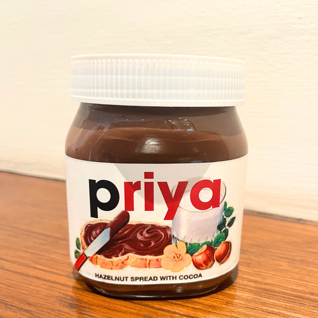 Personalized Chocolate Spread Jar