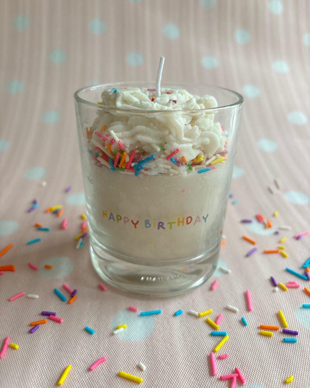 Sprinkle Birthday Candle