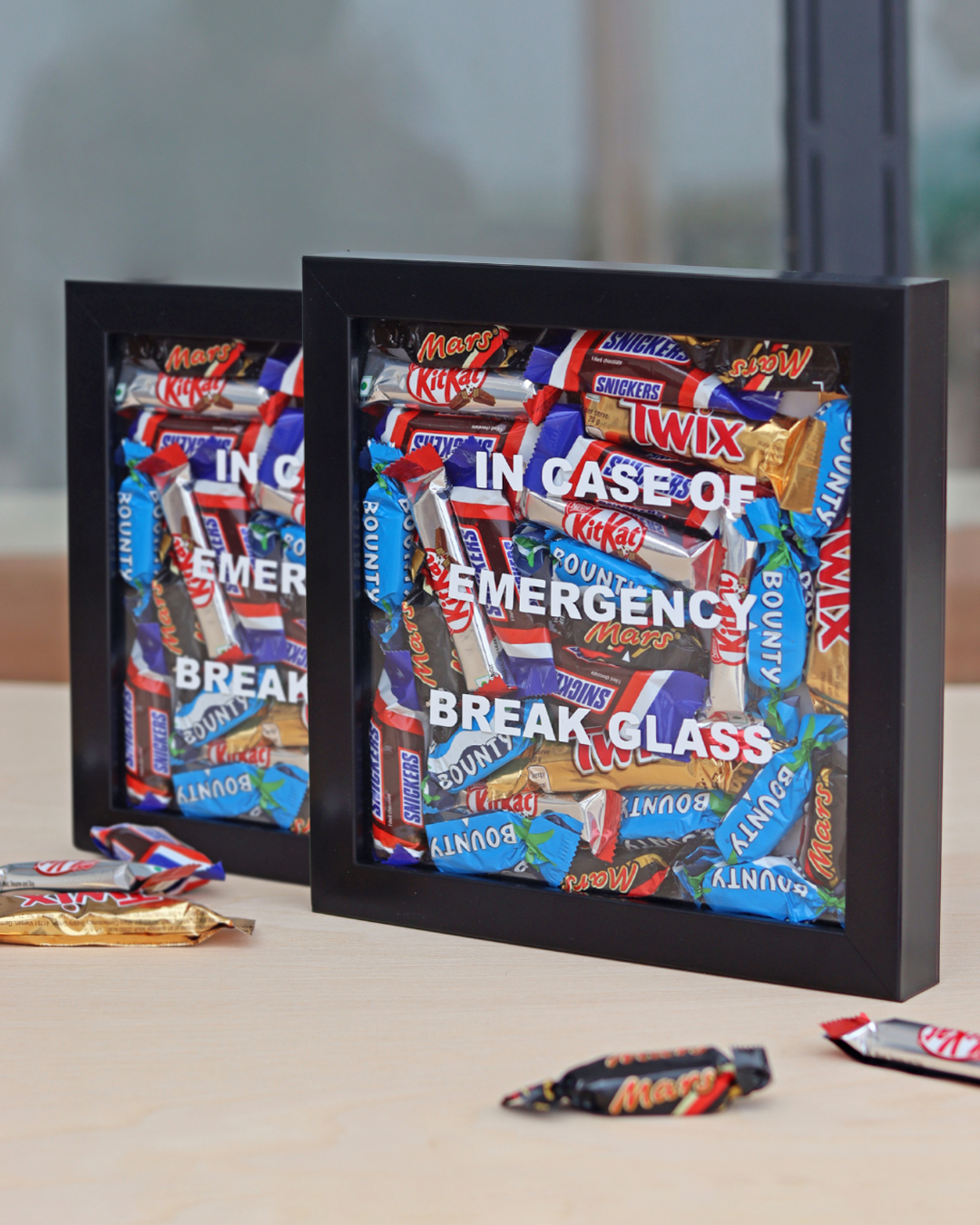 Break in Case of Emergency Chocolate Frame