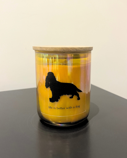 Custom Pet Portrait Candle