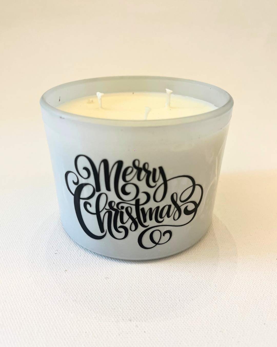 Merry Christmas: 3-Wick Soy Wax Candle