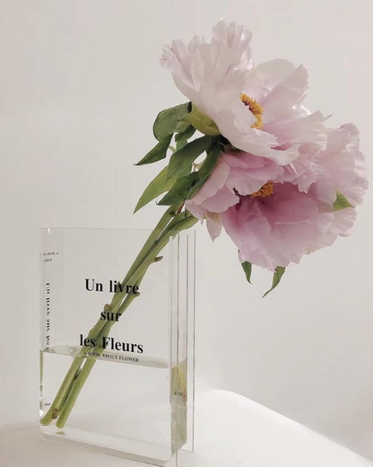 Acrylic Book Vase