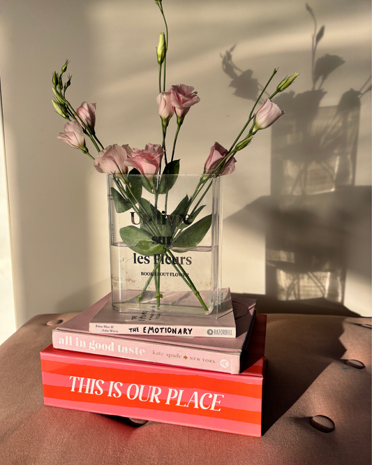 Acrylic Book Vase